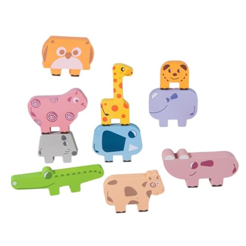 minkissy Holzspielzeug Tierstapelspiel Motorikförderndes Stapelspiel für Kleinkinder Natürliche Glatte Bausteine Pädagogisches Balancespiel Fördert Logisches und Kommunikation minkissy Holzspielzeug Tierstapelspiel Motorikförderndes Stapelspiel für Kleinkinder Natürliche Glatte Bausteine Pädagogisches Balancespiel Fördert Logisches und Kommunikation von minkissy