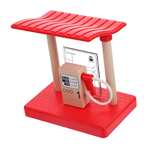 minkissy Holzspielzeug Zug Zubehör Gasstation für Holzeisenbahn Kreativ und Lehrreich Installieren für Spielzimmer und Garten Sicheres Material minkissy Holzspielzeug Zug Zubehör Gasstation für Holzeisenbahn Kreativ und Lehrreich Installieren für Spielzimmer und Garten Sicheres Material von minkissy