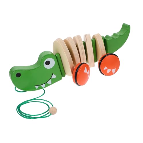 minkissy Holzspielzeug Zugfahrzeug Nachziehspielzeug Kreativer Krokodil Lernfördernd für Kleinkinder Balance und Koordination Training minkissy Holzspielzeug Zugfahrzeug Nachziehspielzeug Kreativer Krokodil Lernfördernd für Kleinkinder Balance und Koordination Training von minkissy