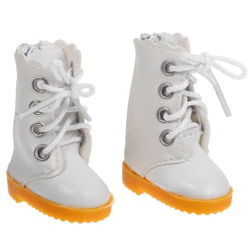 minkissy Hübsche Hohe Stiefel für Puppen Niedliche Jointed Doll Schuhe für Spiel und Verkleidung Stilvolle Puppenschuhe mit Dekorativen Elementen für Verschiedene Anlässe von minkissy