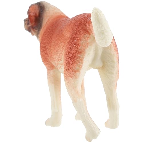minkissy Hundefigur Simulierte Saint Statue aus Robustes Desktop Hundemodell für Dekoration und Lernspielzeug für Hundeliebhaber von minkissy