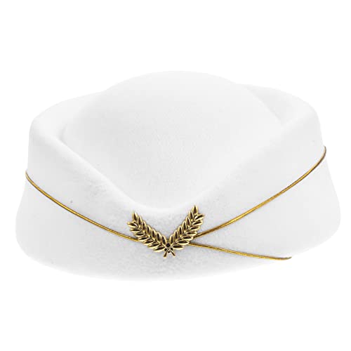 minkissy Hut für Damen Eleganter Cosplay Hut Hochwertigem Material für Kostümpartys Bühnenaufführungen Airline Mottopartys minkissy Hut für Damen Eleganter Cosplay Hut Hochwertigem Material für Kostümpartys Bühnenaufführungen Airline Mottopartys von minkissy