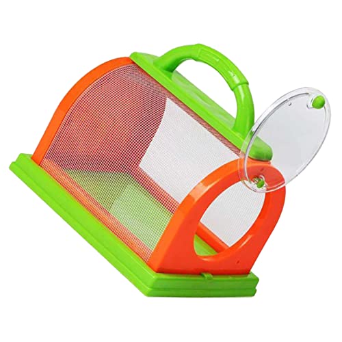 minkissy Insekten Beobachtungsbox für Tragbare Kunststoff Insektenfänger mit Lupe Bildungsspielzeug für Outdoor für Naturerkundungen und Wissenschaftliche Experimente von minkissy