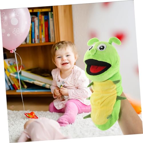 minkissy Interaktive Handpuppe Raupe aus Weichem Plüsch Kuscheliges Rollenspielspielzeug für Sicherer Baumwollstoff für Geschichten Erzählen und Kreative Lernspiele minkissy Interaktive Handpuppe Raupe aus Weichem Plüsch Kuscheliges Rollenspielspielzeug für Sicherer Baumwollstoff für Geschichten Erzählen und Kreative Lernspiele von minkissy