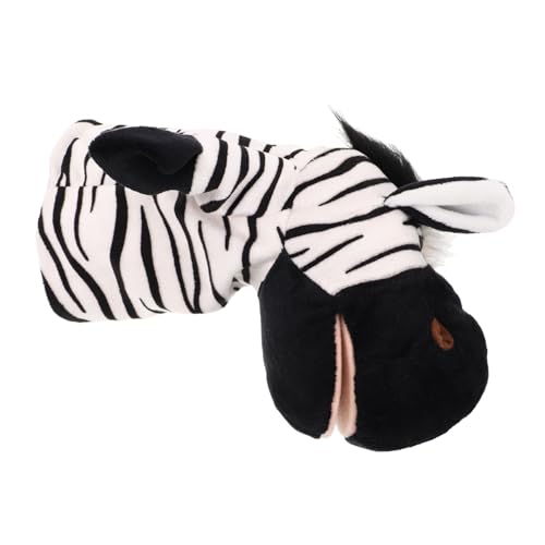 minkissy Interaktive Zebra Handpuppe aus Plüsch für Kleinkinder Kreatives Geschichtenerzählen Kindergarten Puppentheater für Eltern Junge Mädchen Interaktion Geburtstagsparty Füller von minkissy