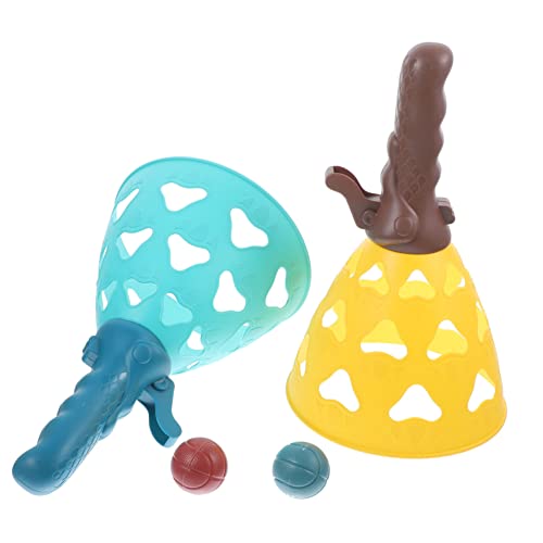 minkissy Interaktives Teiliges Pop Pass Fangballspiel für Ballwerfer und Elastischen Bällen Lustiges Outdoor für Garten Camping und Innenbereich von minkissy