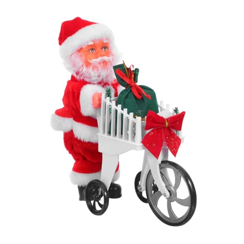 minkissy Interaktives Weihnachtsmann mit Kleinem Einkaufswagen Beweglich Weihnachtsmusik Festliche Plüschfigur für Winterfeiern und Familienzusammenkünfte minkissy Interaktives Weihnachtsmann mit Kleinem Einkaufswagen Beweglich Weihnachtsmusik Festliche Plüschfigur für Winterfeiern und Familienzusammenkünfte von minkissy