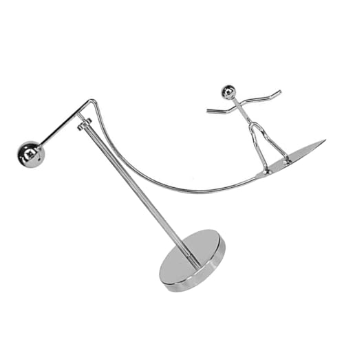 minkissy Iron Ornament Surfender Balance Tumbler Schreibtischdekoration Büro für Entspannung und Wissenschaft Fans von minkissy