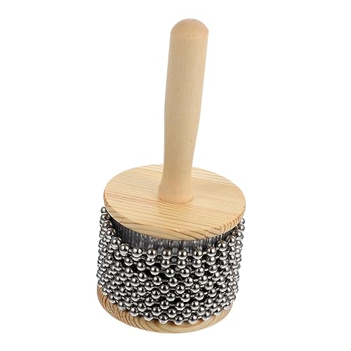 minkissy Kabasa für Lustiges Holz Schlaginstrument Maracas Entwickelt Selbstvertrauen und Musikalisches Interesse Sicher von minkissy
