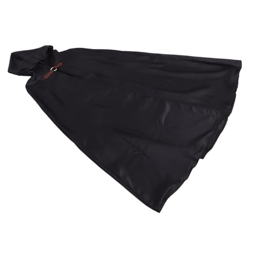 minkissy Kapuzenumhang Zaubererrobe Kapuzenumhang Mittelalterumhang Halloween Kostümzubehör Umhang Herren Kostüme Für Herren Mittelalterkostüm Herrenumhang Renaissancekostüm Herren Schwarz von minkissy