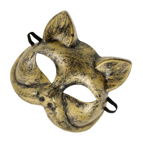 minkissy Katzenmasken für Halloween und Maskenbälle Halbe Gesichtsmaske mit Einzigartigem Design Komfortable Trageerfahrung für Kostümpartys und Fasching minkissy Katzenmasken für Halloween und Maskenbälle Halbe Gesichtsmaske mit Einzigartigem Design Komfortable Trageerfahrung für Kostümpartys und Fasching von minkissy
