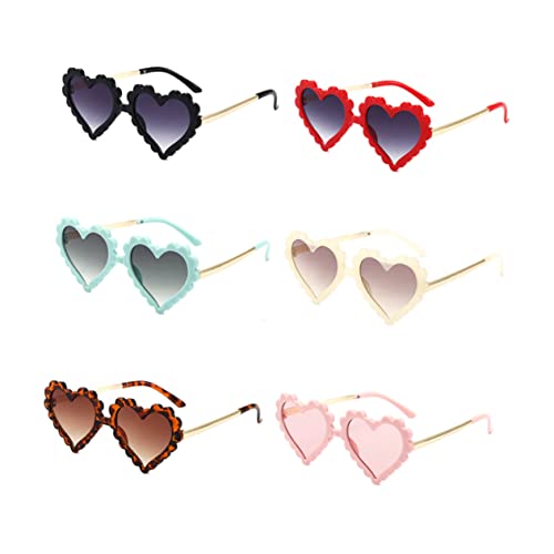 minkissy Kind Geformt Lustige Partybrille Gläser Geburtstagsfeier Herz Uv Trendy Party Rot von minkissy