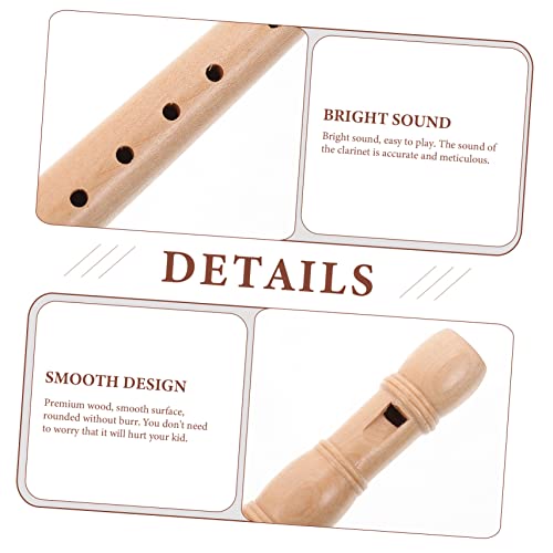 minkissy Kinder 6-Loch Klarinette aus Holz Musikinstrument für Kinder Anfänger Blasinstrument für Zuhause Sopranblockflöte Lehrinstrument für Schüler minkissy Kinder 6-Loch Klarinette aus Holz Musikinstrument für Kinder Anfänger Blasinstrument für Zuhause Sopranblockflöte Lehrinstrument für Schüler von minkissy