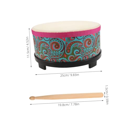 minkissy Kinderboden Trommel mit Blumenmuster Orff Percussion Instrument aus Stabil und Handgerecht Fördert Rhythmus und Kreativität für Musikunterricht und Spielspaß Drinnen und Draußen minkissy Kinderboden Trommel mit Blumenmuster Orff Percussion Instrument aus Stabil und Handgerecht Fördert Rhythmus und Kreativität für Musikunterricht und Spielspaß Drinnen und Draußen von minkissy