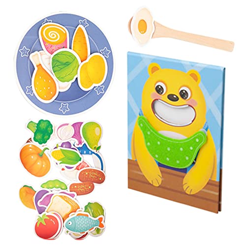 minkissy Kindergarten Lernspiel Holz Rollenspiel Bär Fütterungsspielzeug Pädagogisch für Kleinkinder Simulation Füttern Kreatives Holzspielzeug minkissy Kindergarten Lernspiel Holz Rollenspiel Bär Fütterungsspielzeug Pädagogisch für Kleinkinder Simulation Füttern Kreatives Holzspielzeug von minkissy