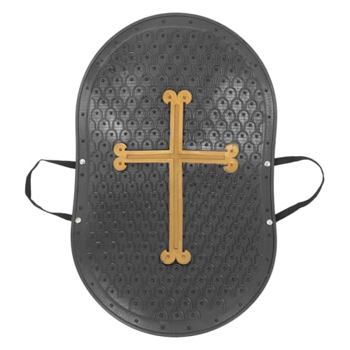 minkissy Kinderschutzschild Ritter Jungen Leichtes Ritterspielzeug Cosplay-Schildspielzeug für Schild für Stütze Plastik Black minkissy Kinderschutzschild Ritter Jungen Leichtes Ritterspielzeug Cosplay-Schildspielzeug für Schild für Stütze Plastik Black von minkissy