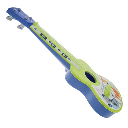 minkissy Kinderspielzeug Ukulele mit Vier Saiten Bunte Cartoon Tiermuster Kleine Ukulele für Jungen und Mädchen Pädagogisches Musikinstrument Kreativität und Hörvermögen Zufällige Farbe von minkissy