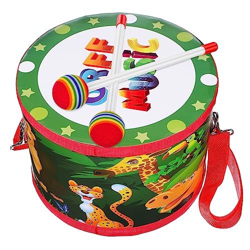 minkissy Kindertrommel mit Trommelstöcken Doppelseitiges Musikinstrument Lernspielzeug für Jungen Mädchen Kreatives Schlagzeugset Pädagogisches Geburtstagsgeschenk minkissy Kindertrommel mit Trommelstöcken Doppelseitiges Musikinstrument Lernspielzeug für Jungen Mädchen Kreatives Schlagzeugset Pädagogisches Geburtstagsgeschenk von minkissy