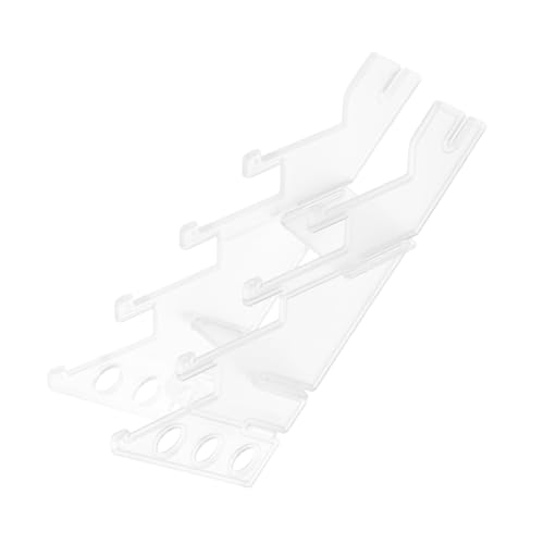 minkissy Klares Finger Skateboard Display Regal aus Robustem Material Praktische Aufbewahrungslösung für Finger Skateboards Vielseitig Einsetzbar in Zuhause Büro und Vitrine Einfach zu von minkissy