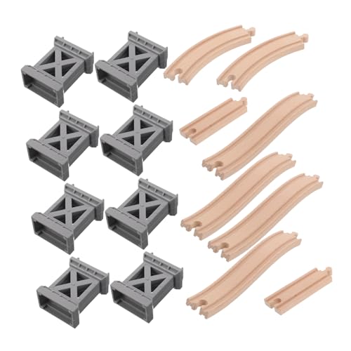 minkissy Kleine Bahnstrecke Set Gleisbrücke Paketlink Verfolgen Zug Für Kleinkinder Puppenhaus-spielset Für Jungen Bahnbrückenpiergleis Eisenbahngleisschnalle Schienen Hölzerner Zug Plastik minkissy Kleine Bahnstrecke Set Gleisbrücke Paketlink Verfolgen Zug Für Kleinkinder Puppenhaus-spielset Für Jungen Bahnbrückenpiergleis Eisenbahngleisschnalle Schienen Hölzerner Zug Plastik von minkissy
