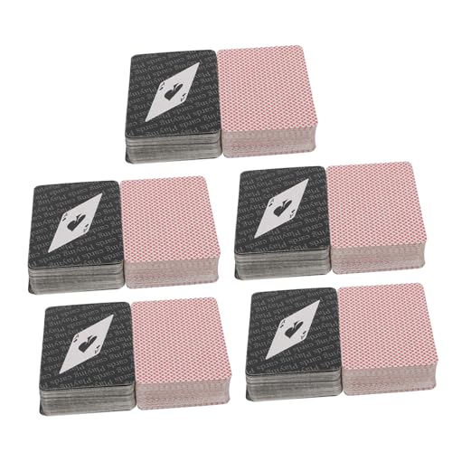 minkissy Kleine Miniatur Spielkarten Boxen Tragbare Pokerkarten für Partys Reisen für Spielvergnügen mit Freunden und Familie Hohe Flexibilität und Biegefestigkeit von minkissy