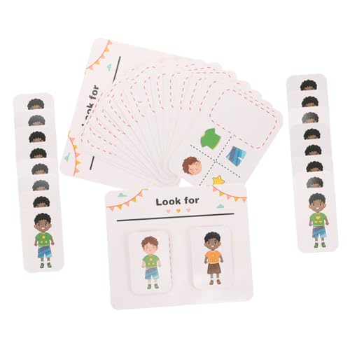 minkissy Kognitive Denkspiele für Interaktive Karten für Vorschule und Fördert Kritisches und Problemlösungsfähigkeiten Spaßige Lernspiele für Jungen und Mädchen von minkissy