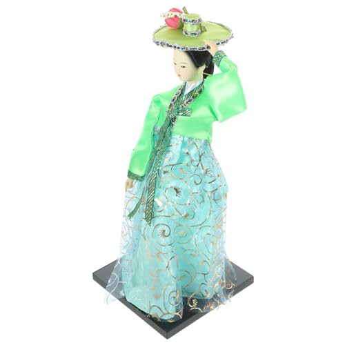 minkissy Korean Style Hanbok Puppe Handgefertigte Dekorationsfigur im Koreanischen Outfit für Tisch und Wohnkultur für Freunde und Kunsthandwerke Zufällige Farbe Zufällige Farbe von minkissy