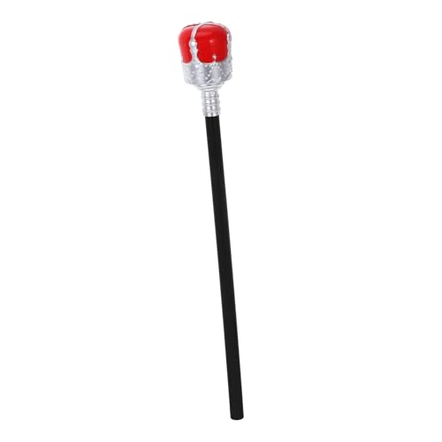 minkissy Kostüm Königszepter aus Robustem Material Langlebiger Halloween Cosplay Stab Festliches Accessoire für Karneval Themenpartys Bühnenauftritte Unisex Verkleidungsspielzeug von minkissy