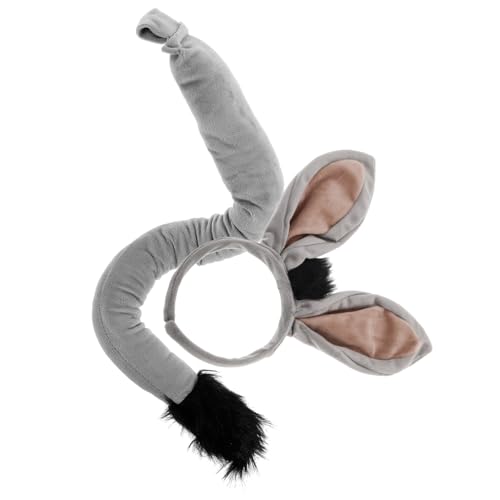 minkissy Kostüm Set für Erwachsene und Plüsch Haarreif mit Ohren und Tierische Verkleidung für Halloween Kostümparty und Karneval und Bequem von minkissy