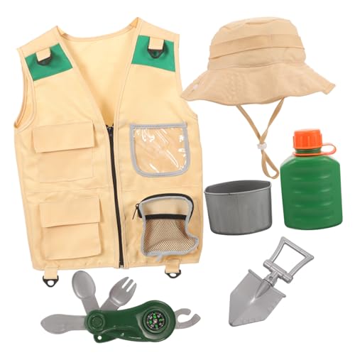 minkissy Kostüm Set mit Weste und Hut Outfit für Cosplay Insektenfangen und Entdeckungsreisen für Kleine minkissy Kostüm Set mit Weste und Hut Outfit für Cosplay Insektenfangen und Entdeckungsreisen für Kleine von minkissy