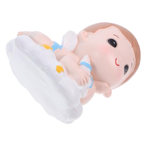 minkissy Kreativer Cake Ornament Junge Geburtstagskuchen Dekoration Resin Prinz Figur Party Kuchen Deko für Geburtstagstisch und Familienfeier von minkissy