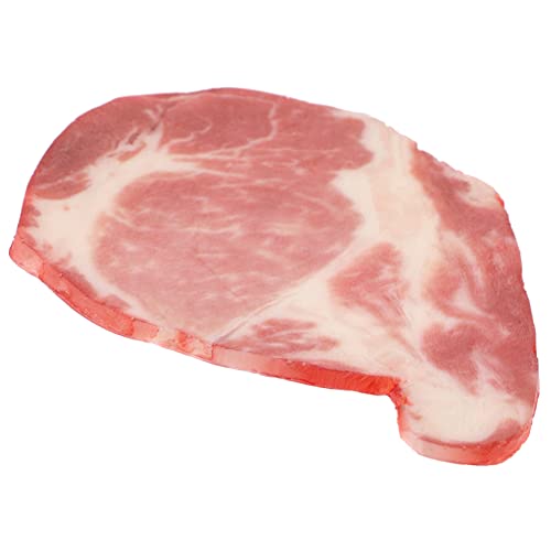 minkissy Künstliches Rindfleisch Modell PVC Lebensnahes Fake Beef Prop für Restaurant und Küchen Dekoration Realistische Form und Farbe Party und Geschenkspielzeug von minkissy