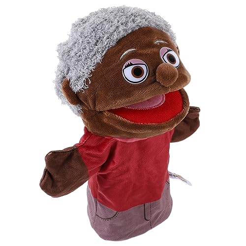 minkissy Kuschelige Handpuppe für Cartoon Familienmitglied Handspielpuppe aus Plüsch für Interaktive Geschichtenerzählungen und Kreative Rollenspiele von minkissy