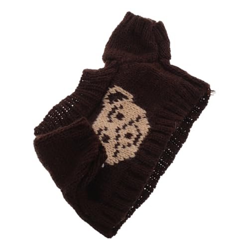 minkissy Kuscheliger Bärenpullover aus Baumwolle für Plüschtiere Winterliches Outfit für Puppen und Stofftiere Süße Ersatzkleidung für Kuscheltiere und Reborn Puppen Vielseitig und von minkissy