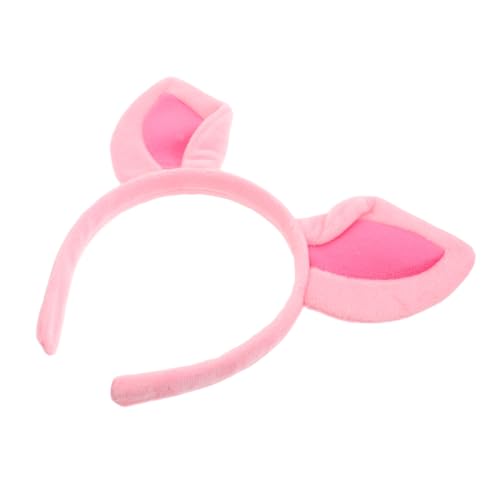 minkissy Kuscheliges Schweineohren Stirnband Plüsch Tierkostüm Erwachsene Party Karneval Halloween Cosplay Zubehör Niedliches Cartoon accessoire von minkissy