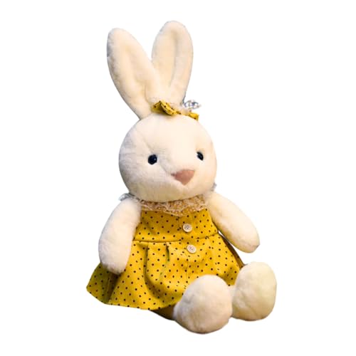 minkissy Kuscheltier Hase Plüschspielzeug Gelb Süße Hasenpuppe Kreatives Kuscheltier als Dekoration und Kissen als minkissy Kuscheltier Hase Plüschspielzeug Gelb Süße Hasenpuppe Kreatives Kuscheltier als Dekoration und Kissen als von minkissy