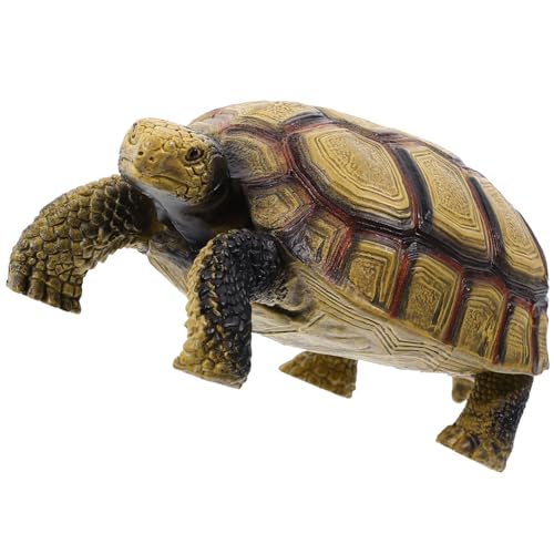minkissy Landschildkröte Modell aus Kunststoff Realistische Schildkröte Figur für Dekorative Desktop Dekoration und Lehrreiches Fördert Kreativität und Tiererkennung von minkissy