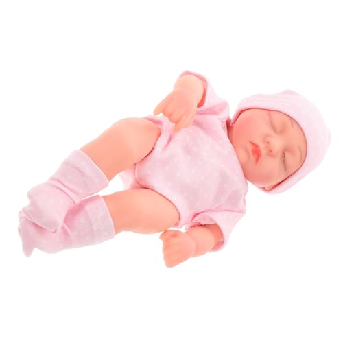 minkissy Lebensechte Babypuppe aus Softmaterial Große Realistische Puppe für Mädchen für Geburtstage und Feiertage Detailgetreue Gestaltung und Kinderfreundlich von minkissy