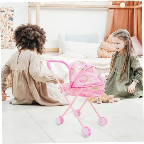 minkissy Leichter Puppenwagen Kinderwagen für Mädchen mit Weichem Griff Kindgerecht Mitnehmen als für Geburtstage und Alltag minkissy Leichter Puppenwagen Kinderwagen für Mädchen mit Weichem Griff Kindgerecht Mitnehmen als für Geburtstage und Alltag von minkissy