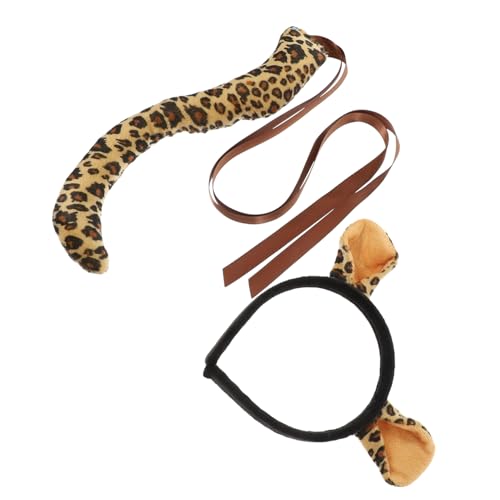 minkissy Leopard Kostüm Set Leoparden Ohren Haarreif und für Partys Cosplay und Bühnenaufführungen Weichem Robustem Material Leicht und Tragbar für Erwachsene minkissy Leopard Kostüm Set Leoparden Ohren Haarreif und für Partys Cosplay und Bühnenaufführungen Weichem Robustem Material Leicht und Tragbar für Erwachsene von minkissy