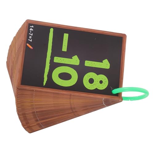 minkissy Lernkarten Subtraktion mit Ringen für Robuste Leichte Papierspielkarten Tragbar für Frühe Matheförderung Mentale Rechenübungen und Denkfähigkeit Fördern von minkissy