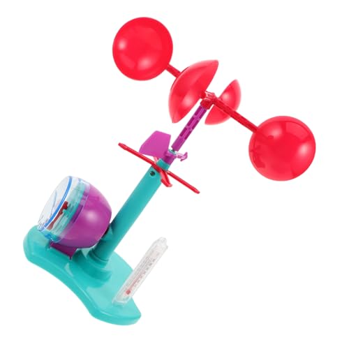 minkissy Lernspielzeug Windgenerator Modell Windbecher Anemometer Mit Richtung Wissenschaftliche Experimente Für Kindergarten Wissenschaftsset Windrichtungsmessgerät Aus Kunststoff von minkissy