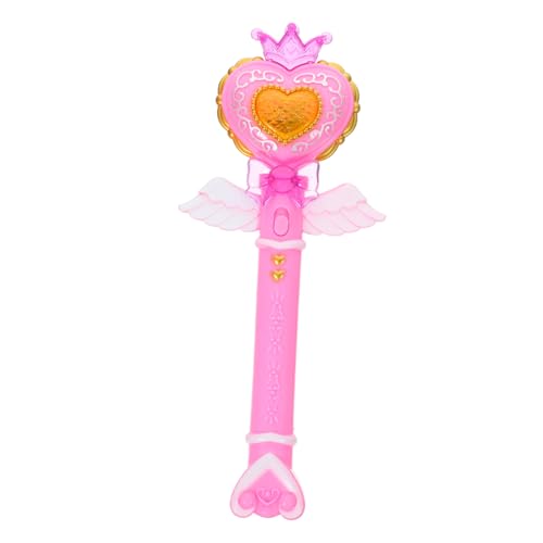 minkissy Leuchtender Mini Herz Zauberstab mit Musik für Leichter Sicherer Fairy Stick Tragbares Glitzer für Mädchen für Kostümfeste und Geburtstage minkissy Leuchtender Mini Herz Zauberstab mit Musik für Leichter Sicherer Fairy Stick Tragbares Glitzer für Mädchen für Kostümfeste und Geburtstage von minkissy
