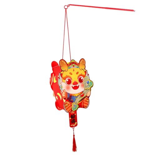 minkissy Leuchtendes DIY Drachenlaternen Bastelset für Chinesisches Neujahrsfest Kunststoffmaterialien Farbenfroh Party und Festtagsdekoration von minkissy
