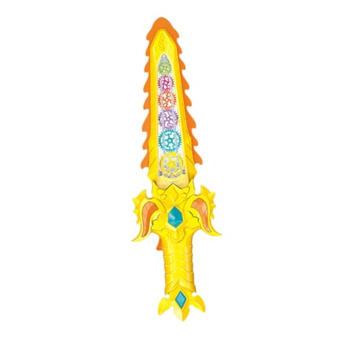 minkissy Luminous Kinderlichtschwert Kunststoff Leuchtendes Cosplay für Jungen Spaßiges für Kreative Rollenspiele für Partys Outdoor Aktivitäten Robustes Langlebiges Design von minkissy