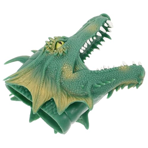 minkissy Lustige Dinosaurier Handpuppe für Kinder Interaktive Tierhandpuppe Realistische Handspielzeug zum Geschichtenerzählen Fördert Kreativität und Emotionale Kommunikation von minkissy