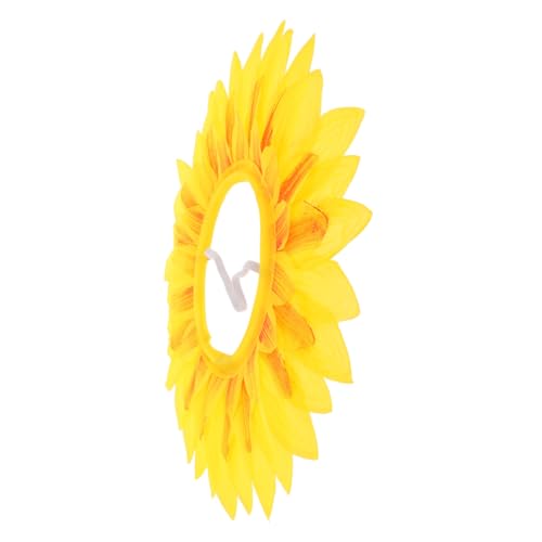 minkissy Lustige Sonnenblumen Kopfbedeckung für Bequemer Strapazierfähiger Blumen Haarreif für Tanzpartys Sportveranstaltungen und Karneval Lebhaftes Cosplay Party Accessoire von minkissy