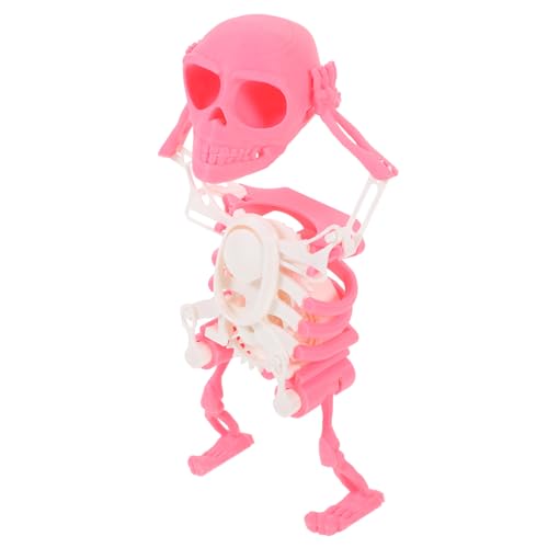 minkissy Lustiges Fidget Toy Skelett Design Stressabbau Partydeko Kreatives mit Druck Tanzendes Skelett für Freunde von minkissy