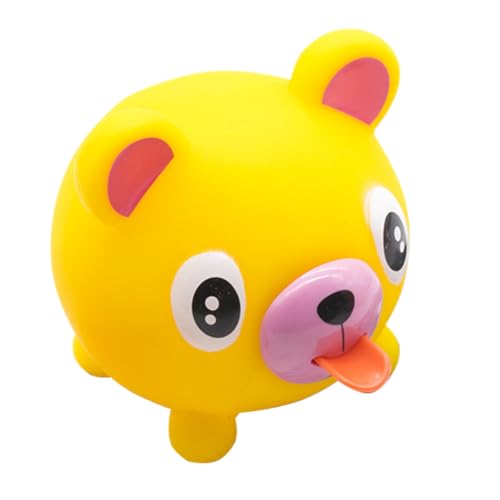 minkissy Lustiges Quietschspielzeug Kleiner Gelber Bär Weiches Squeezing Toy Stressabbau Vent für Erwachsene Spaß Decompression von minkissy