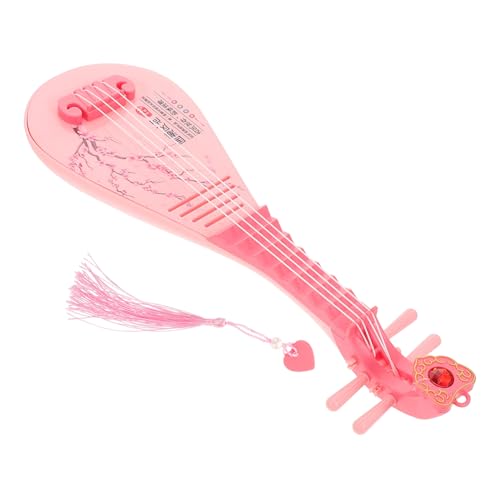 minkissy Lute aus Robustem Kunststoff mit Realistischem Design und Soundeffekten Pädagogisches Musikinstrument zur Musikalischen Früherziehung für Zuhause Schule und Kindergarten von minkissy